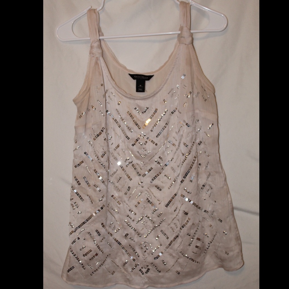 Beaded tank top